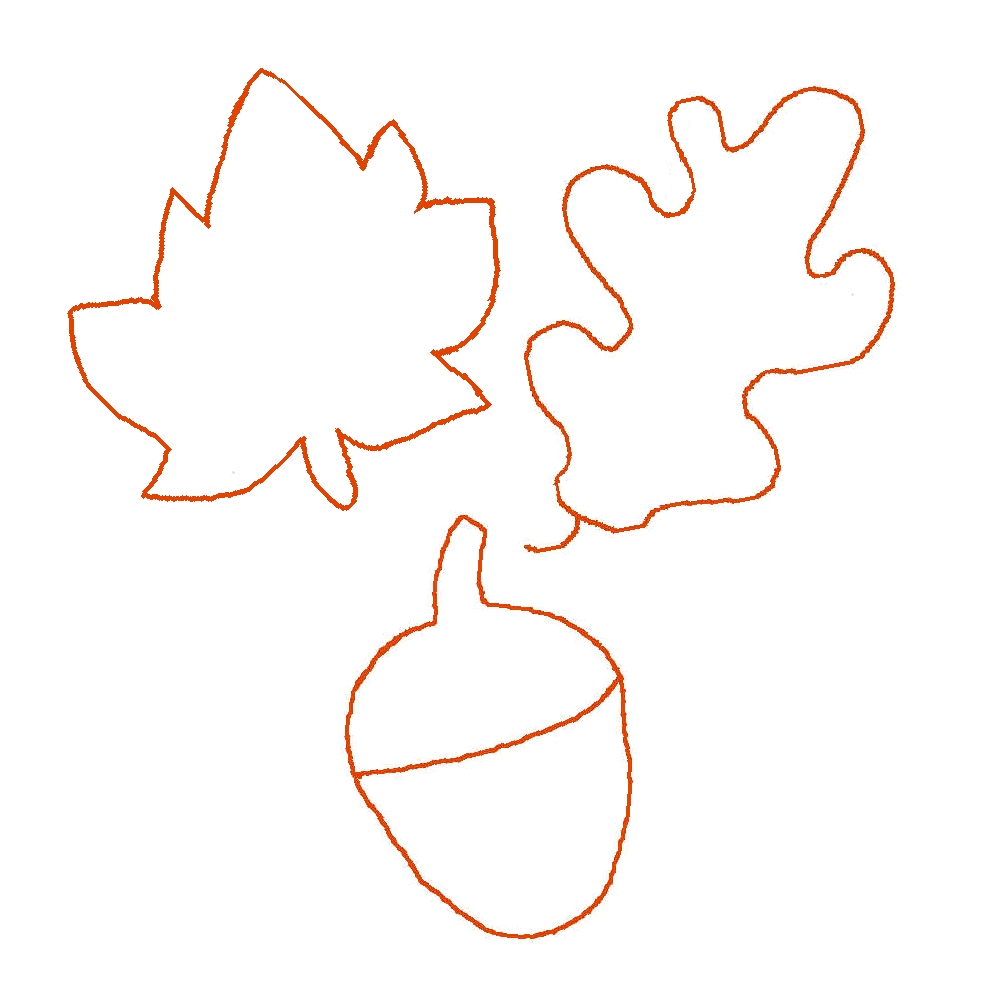 Fall Leaves Template Free