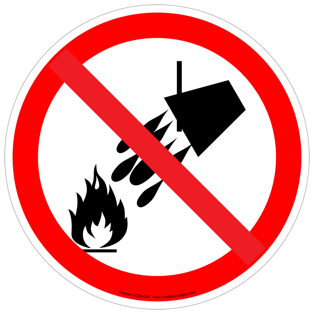 Chemical - DoD Fire Division Signs - 6055.9