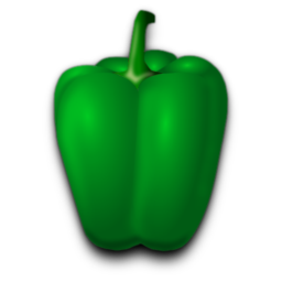 Bell pepper clipart green