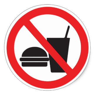 No Outside Food Or Drinks Sign - ClipArt Best
