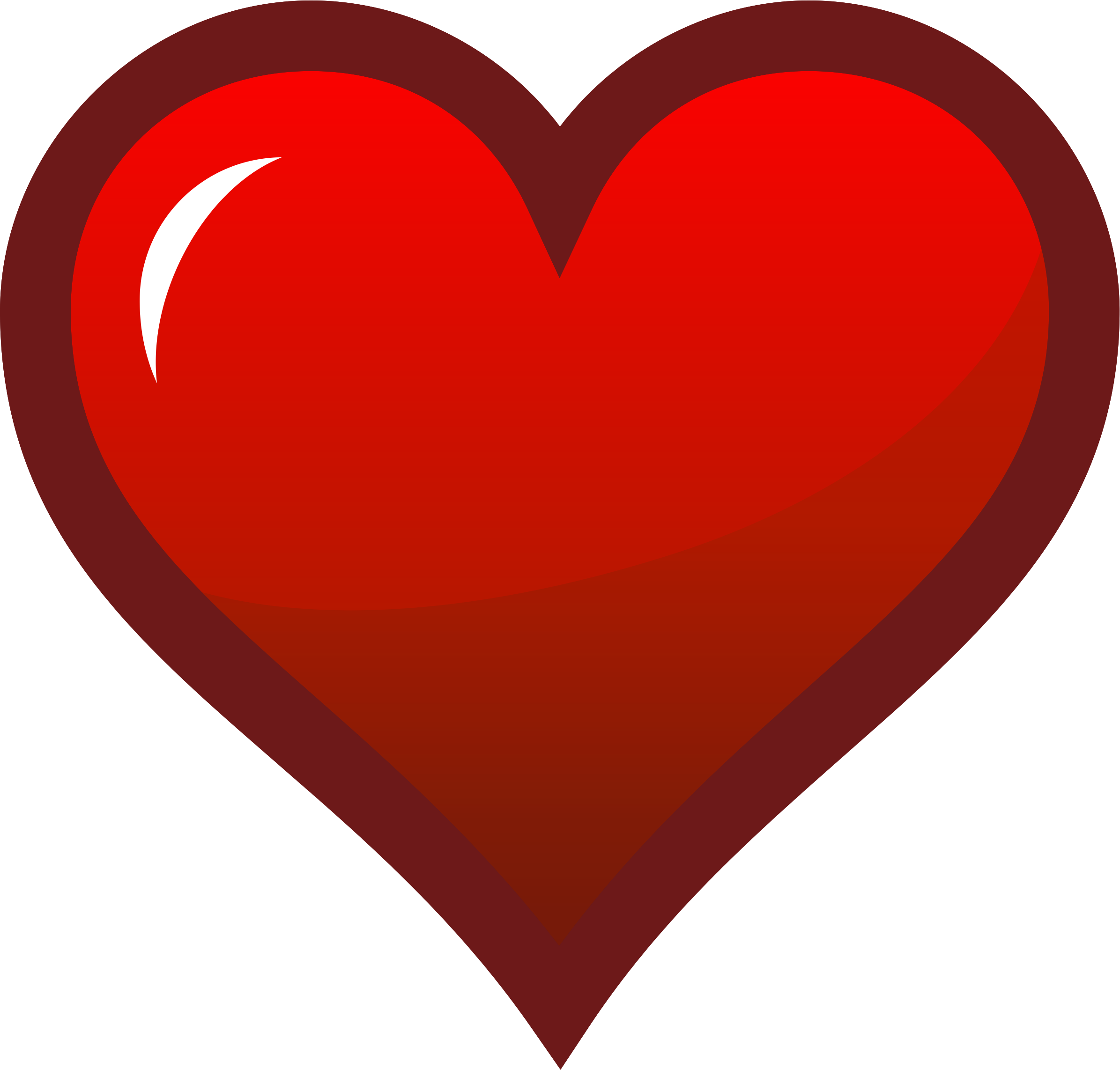 Big Red Heart Clipart