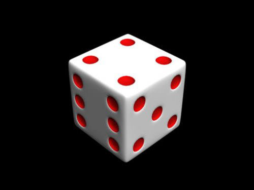 Shaking dice animated clipart