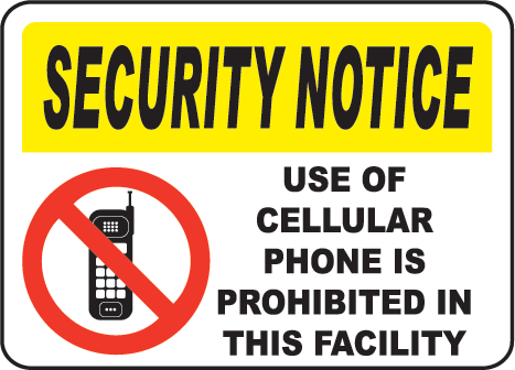 Cell Phone Prohibited Sign - ClipArt Best