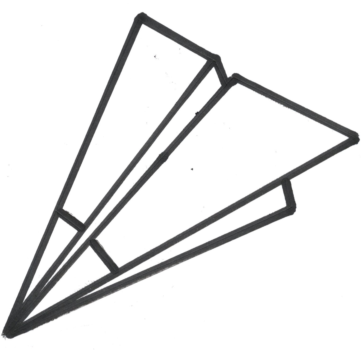 Animated paper airplane clipart