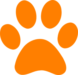 Free clipart tiger paw