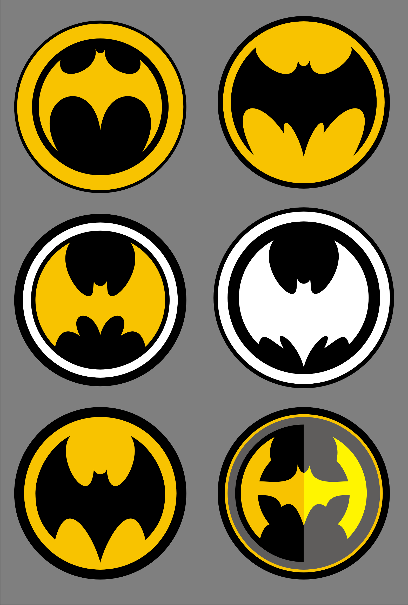 Batman Yellow Logo Png - ClipArt Best