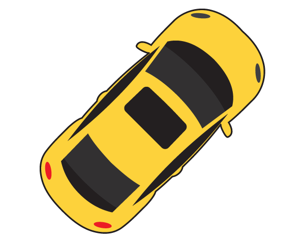 Image of Car Clipart Top View #8567, Red Sports Car Top View Clip ...