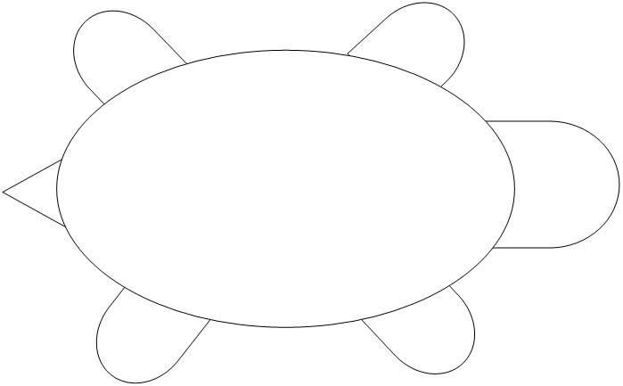 Turtle Template - ClipArt Best