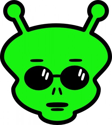 Cartoon alien clipart free