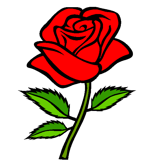 Clipart of red roses with hearts - ClipartFox