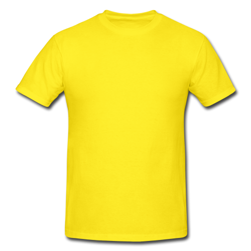 Lemon Yellow Round Neck T-shirt | T-shirt Loot – Customized T ...