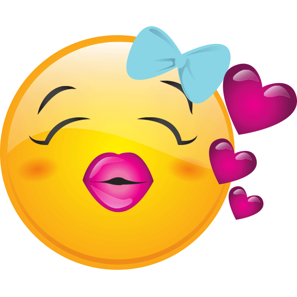 Hearts and Kisses - Facebook Symbols and Chat Emoticons
