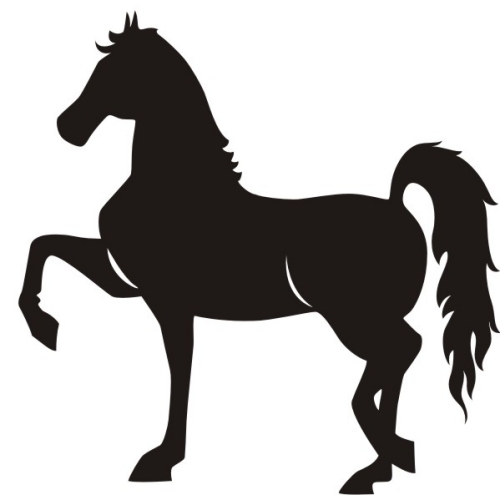 Horse silhouette clip art