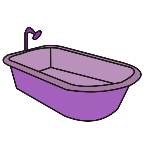 Bathtub Clipart - Tumundografico