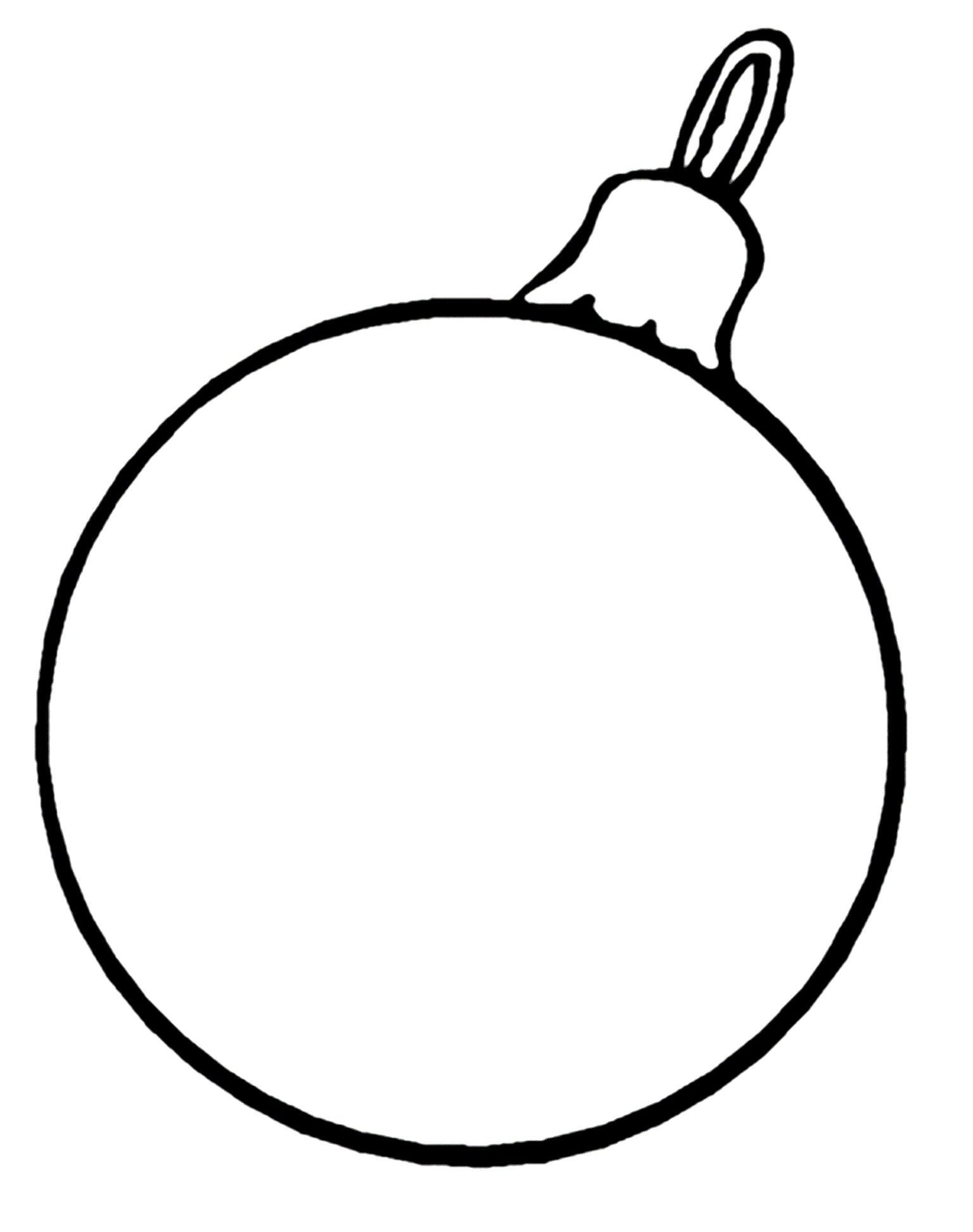 Christmas Ball Ornament Template ClipArt Best