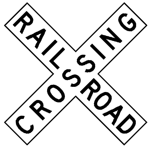Train Road Signs Clip Art - The Cliparts