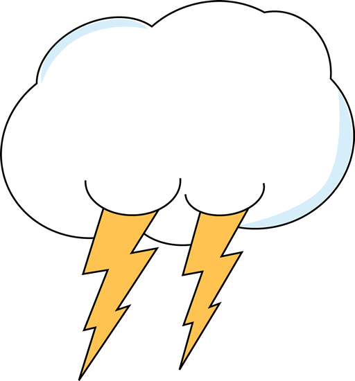 463 views Cloud and lightning clipart