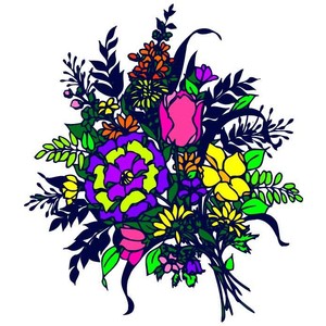 Cartoon Bouquet Of Flowers - ClipArt Best