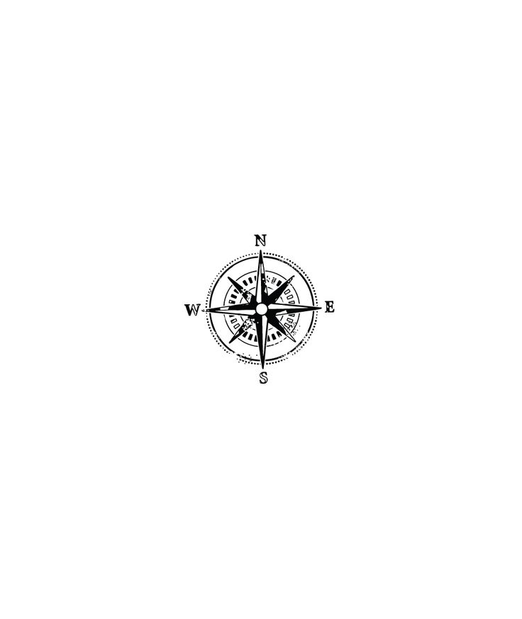 Simple Compass Tattoo | Compass ...