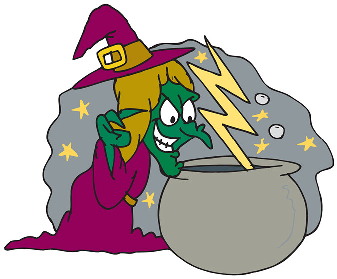 Witch cartoon images.