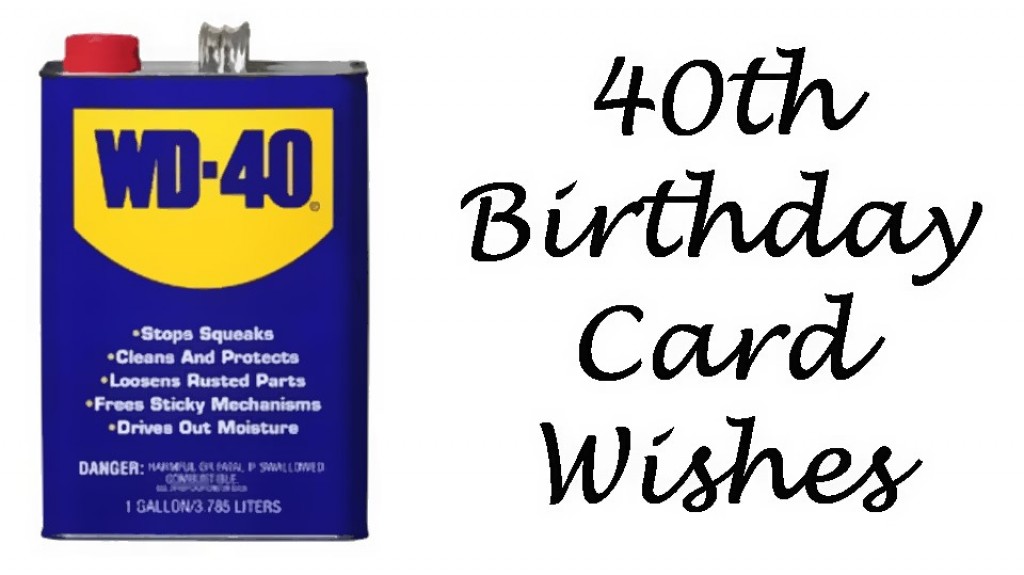 Funny 40th Birthday Wishes | Happy ...