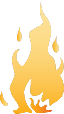 Fire - Elements - Vector Illustration/Drawing/Symbol (SVG) - IAN ...