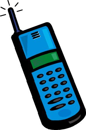 Animated clipart cell phone