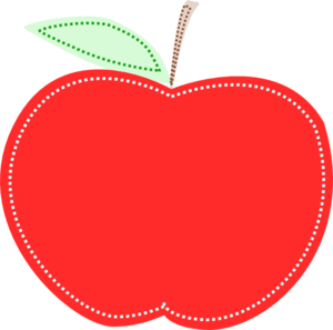 Teacher apple clipart