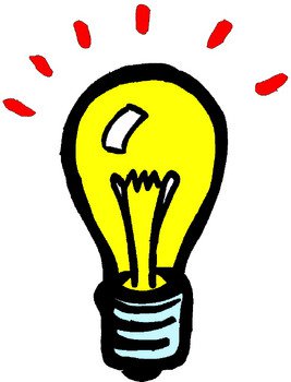 Lightbulb thinking clipart - ClipartFox