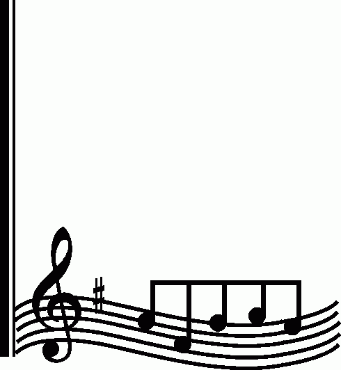 Music Note Border - Clipartion.com