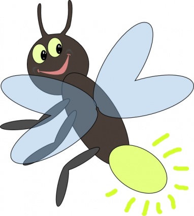 Lighting Bug clip art vector, free vector graphics