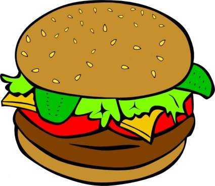 Fast Food Lunch Dinner Ff Menu clip art vector, free vector ...