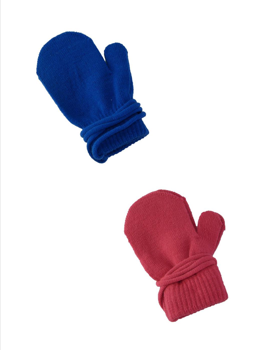 Dorfman Pacific Toddler Stretch Mittens on a String