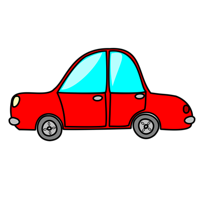 Free Stock Photos | Illustration Of A Red Cartoon Car | # 15685 ...