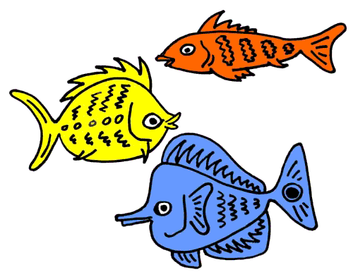free school of fish clipart - photo #9