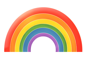 Cartoon rainbow | Flickr - Photo Sharing!