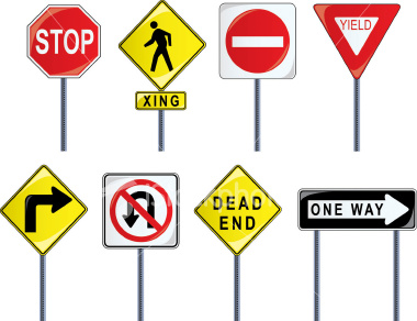 Road Signs Meanings - ClipArt Best