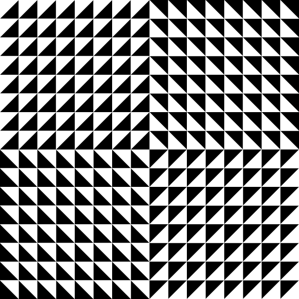 Triangle Optical Illusion clip art - vector clip art online ...
