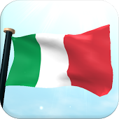 3D Italy Flag Live Wallpaper
