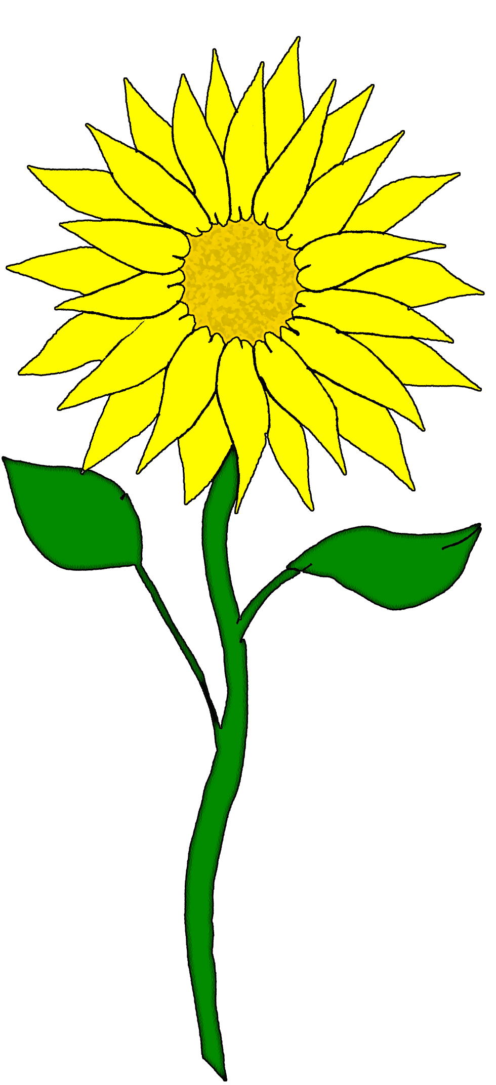 free clip art sunflowers flowers - photo #17