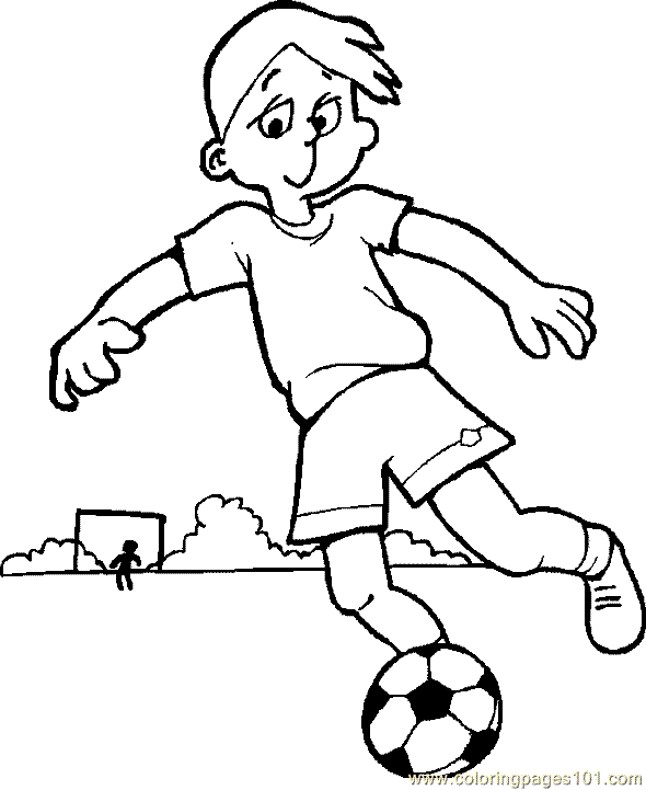 Coloring Pages Soccer Football Coloring Page 13 (Sports > Others ...