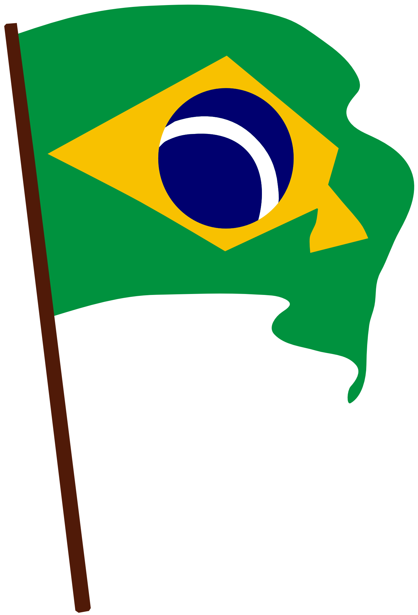 Brazilian Flag Vector Clipart Best