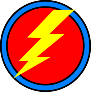 Lightning Emblem clip art - vector clip art online, royalty free ...