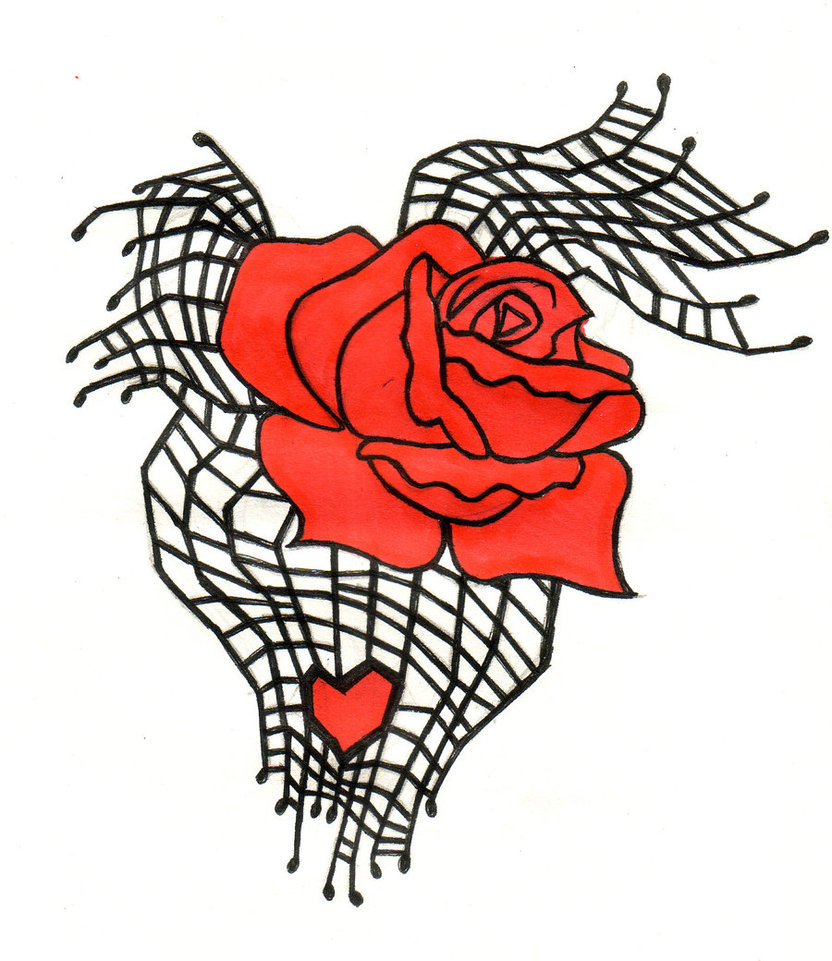 spiderweb rose and heart tattoo clipart best clipart best spiderweb rose and heart tattoo clipart best clipart best