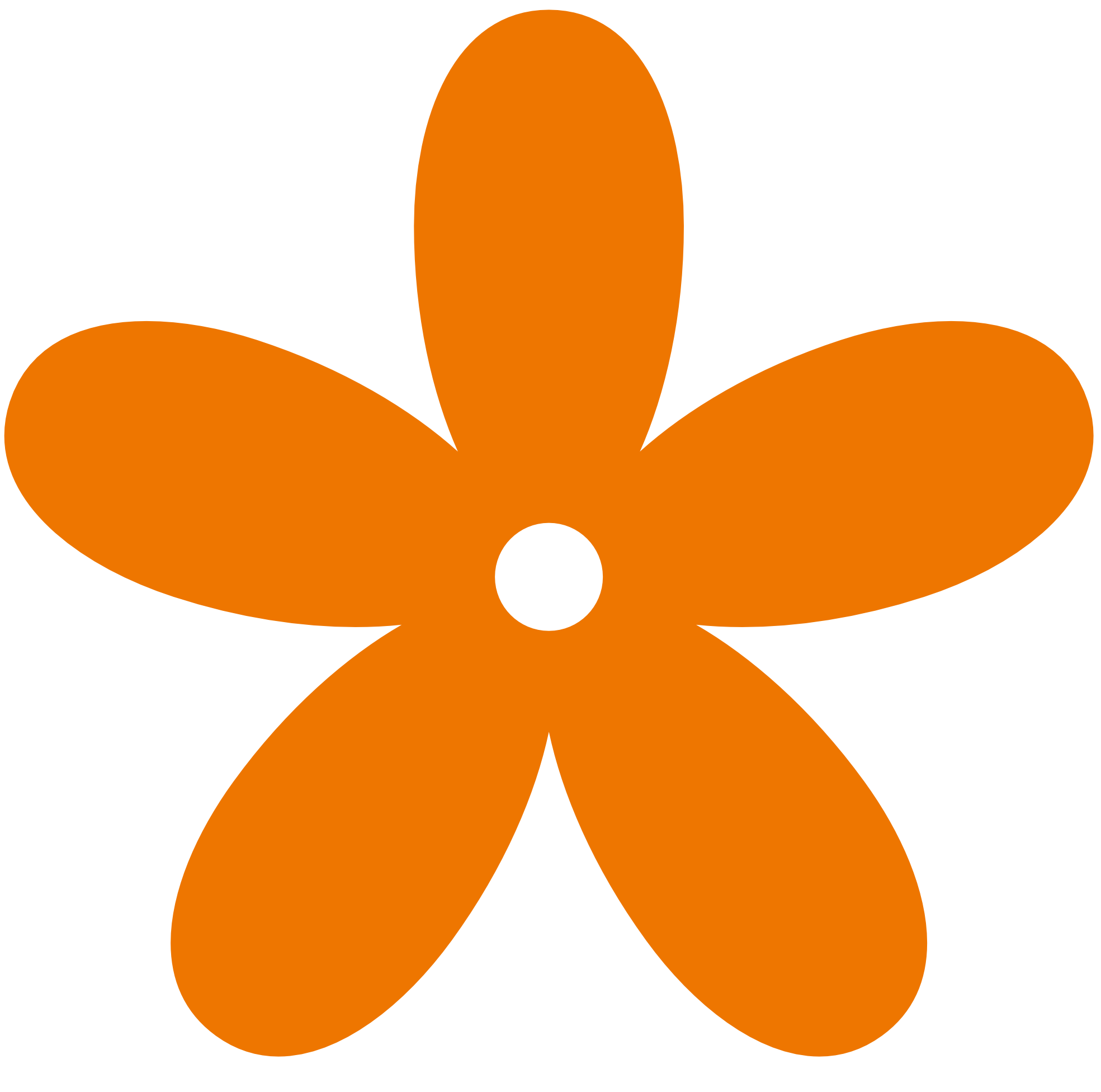 Retro Flower 8 Color Colour Dark Orange 2 Peace xochi.info ...