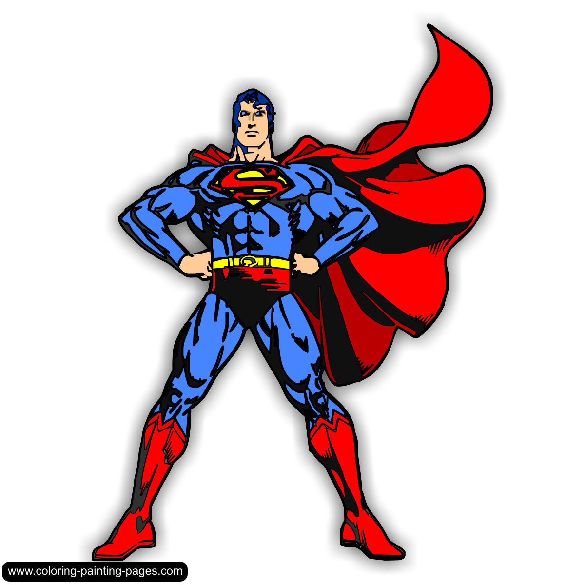 Superman Clip Art Free - Free Clipart Images