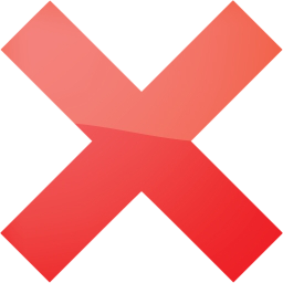 Web 2 red x mark icon - Free web 2 red x mark icons - Web 2 red ...