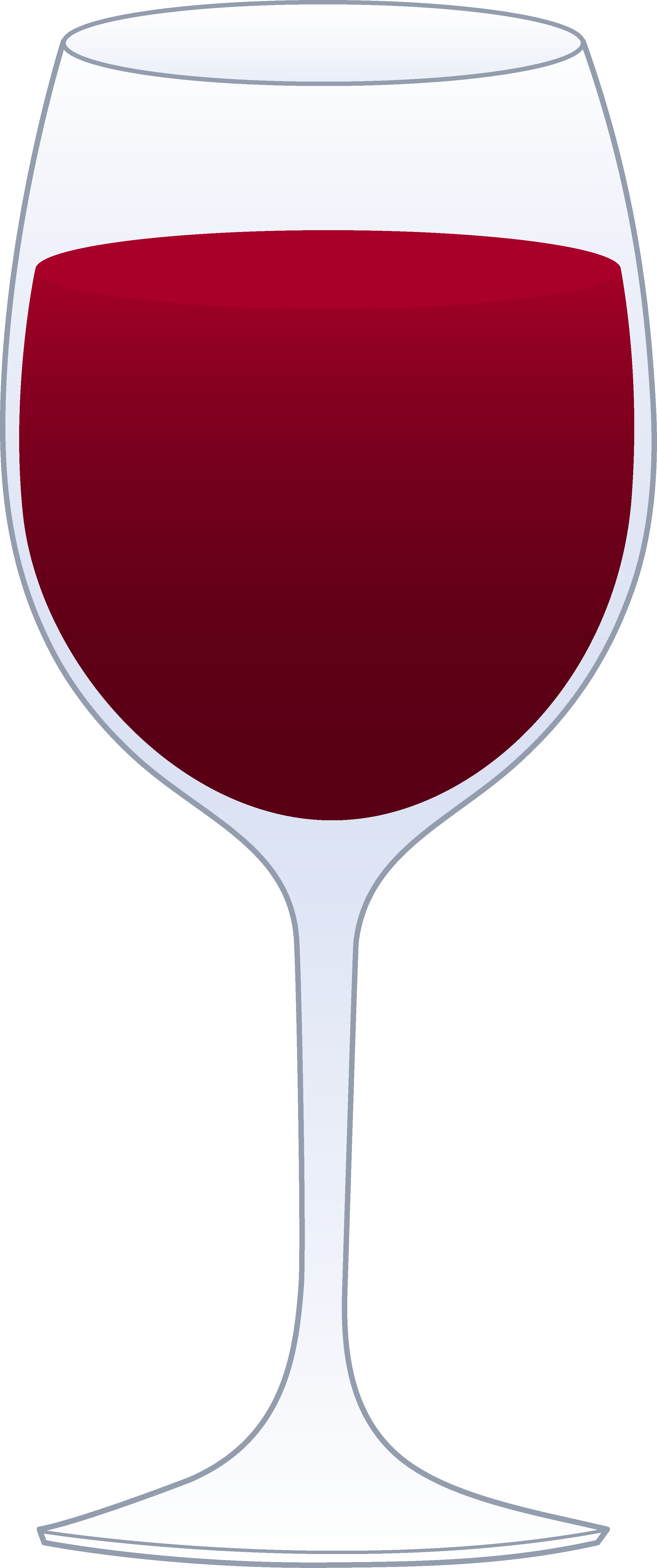 Clipart images of wine glasses
