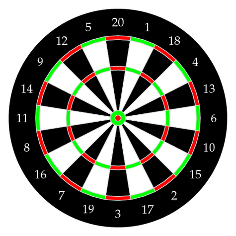 Dartboard Clip Art Games Download Vector Online Clipart - Free to ...