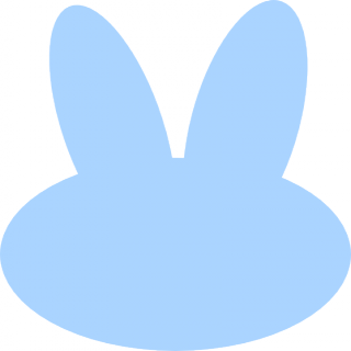 Blue Bunny Head Clip Art At Clker Com Vector Clip Art Online ...